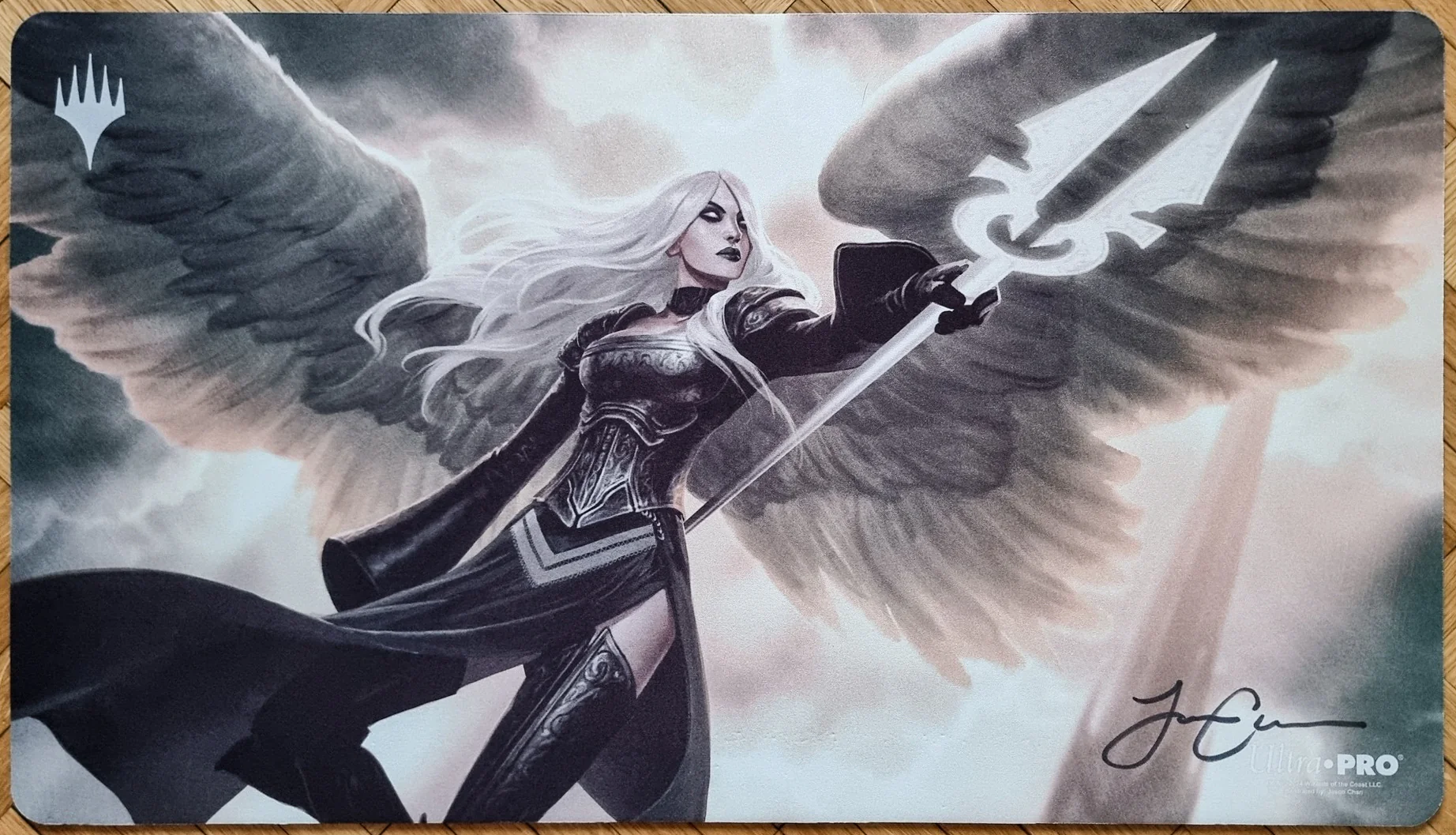 Avacyn, Angel of Hope - Jason Chan - Signed by the Artist - MTG Playmat