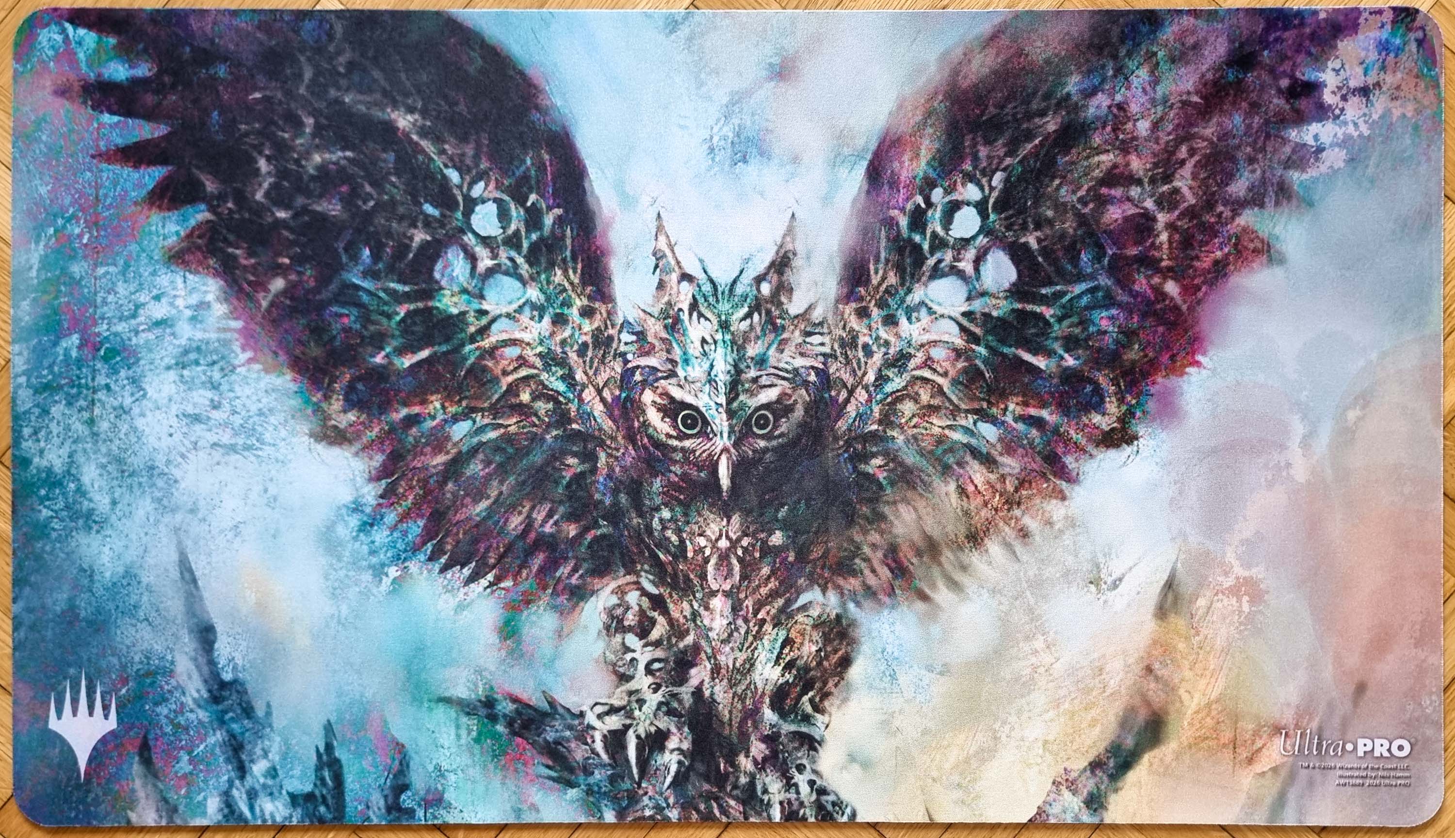 Baleful Strix [White Logo] - Nils Hamm - MTG Playmat
