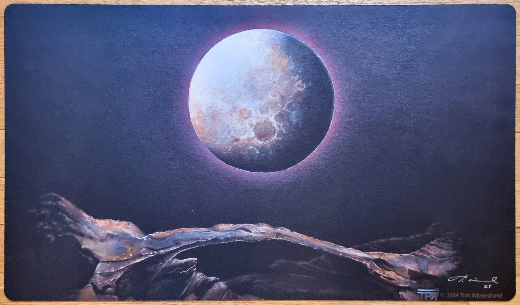 Blood Moon - Tom Wänerstrand - Signed MTG Playmat