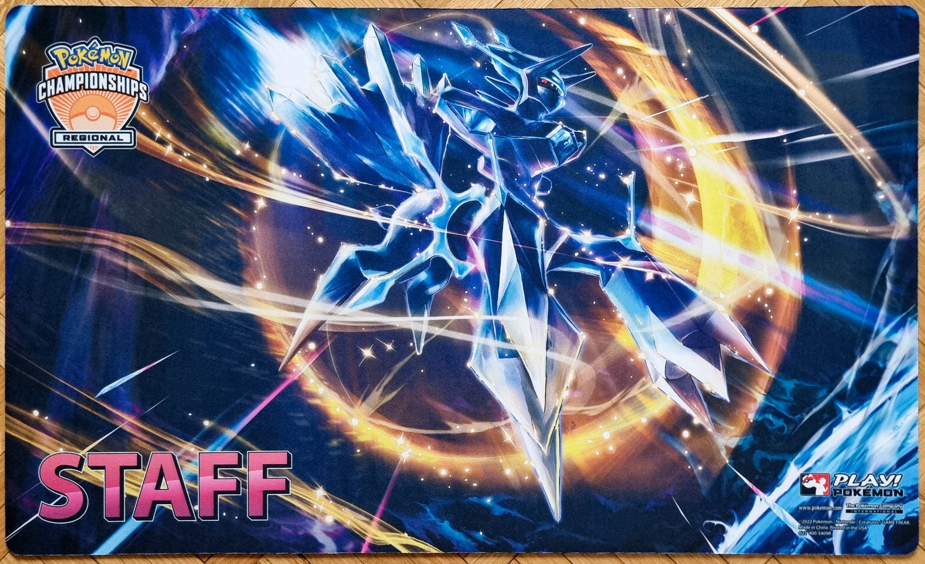 Dialga (Origin Forme) - Pokémon Regional Championships 2022 Staff - Pokémon Playmat
