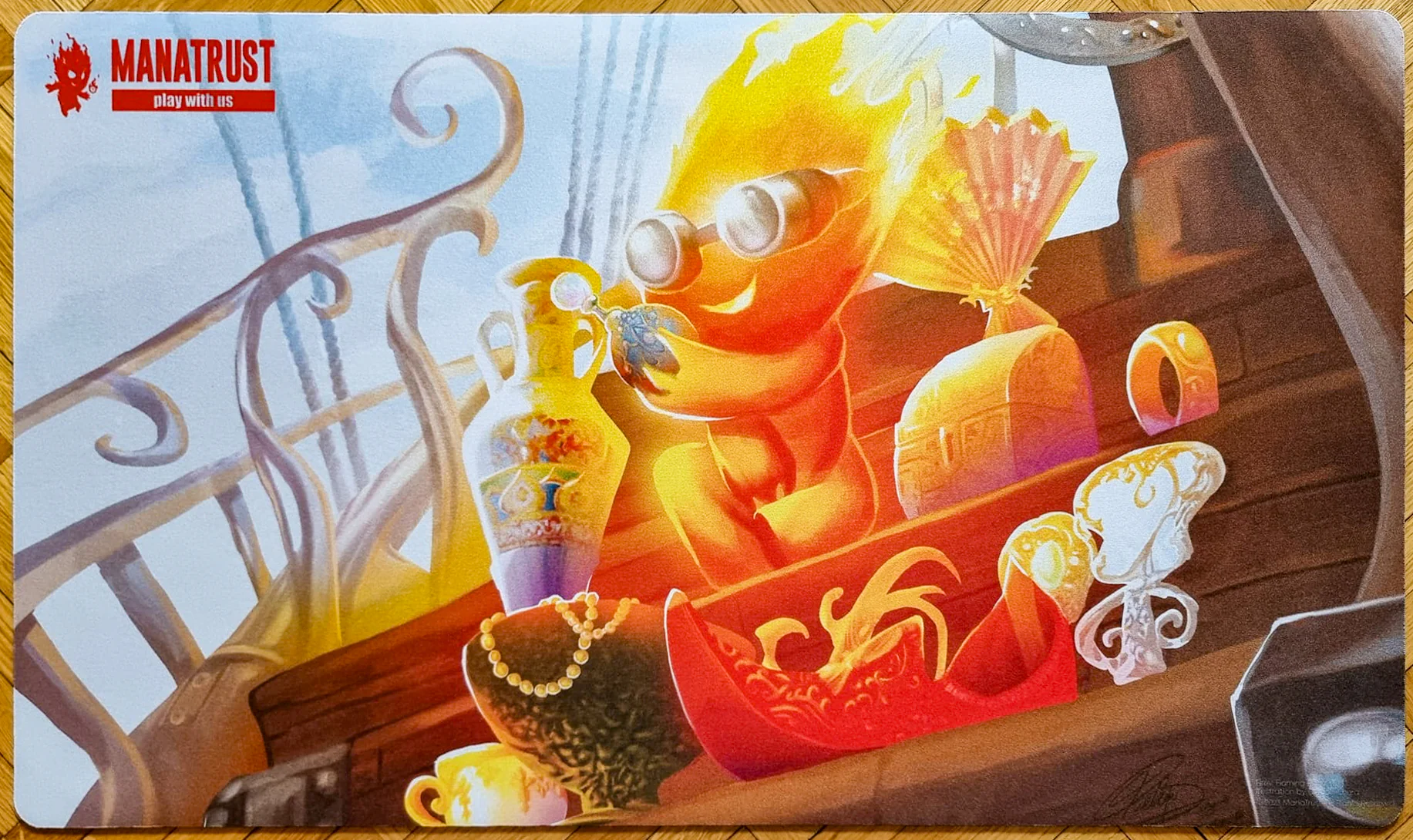 Firey, Nimble Pilferer - Diego Fichera - ManaTrust Lifestyle - MTG Playmat