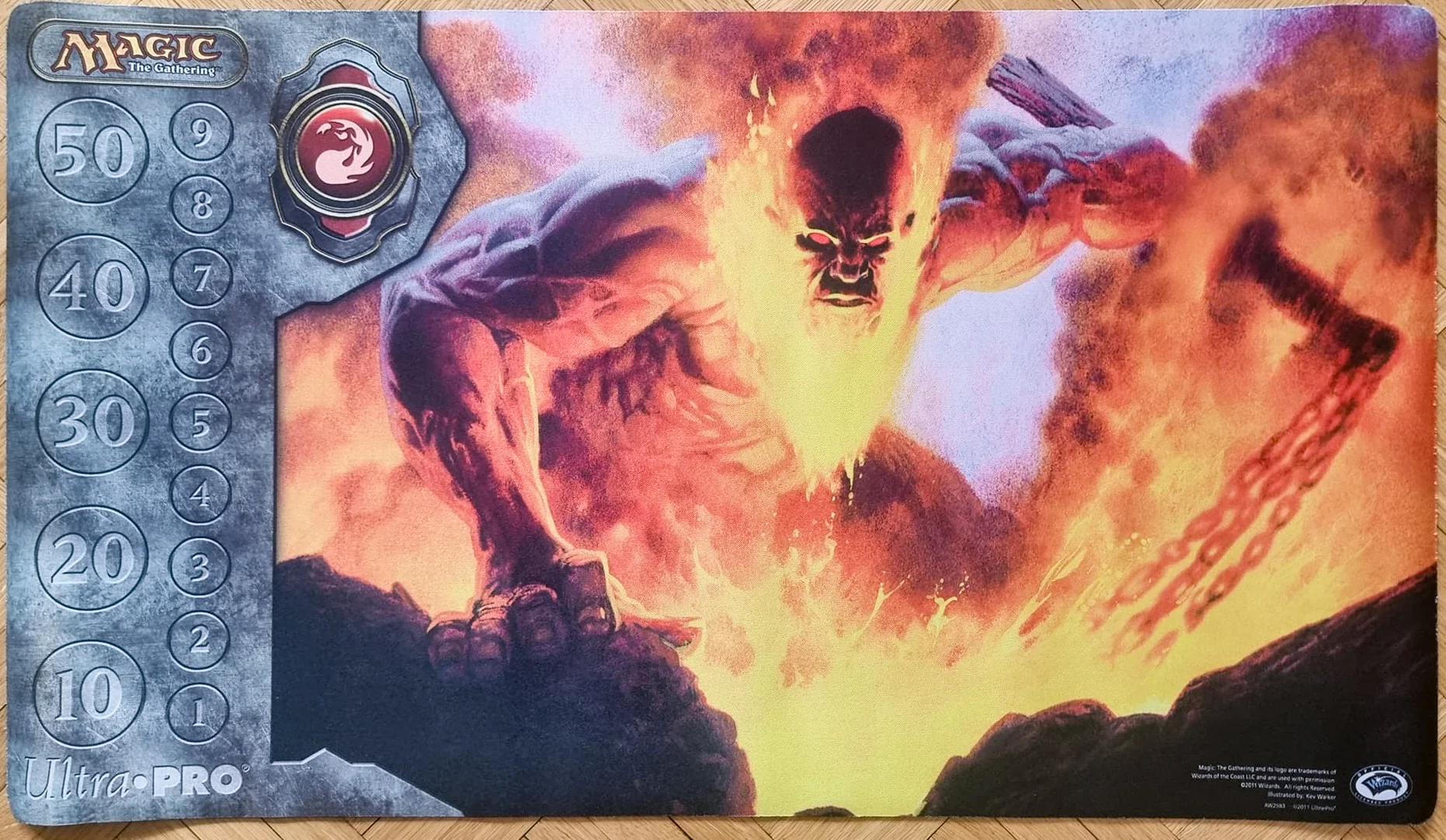 Inferno Titan - Kev Walker - MTG Playmat