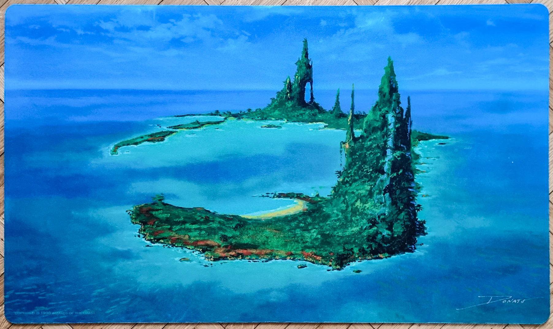 Island - Donato Giancola - Signed by the Artist - MTG Playmat