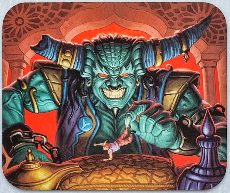 Juzám Djinn (Reimagined) - Mike Sass - MTG Mouse Pad