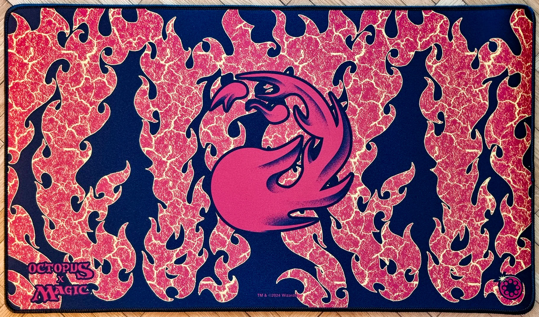 Magic: The Gathering Octopus Mountain - Embroidered - MTG Playmat
