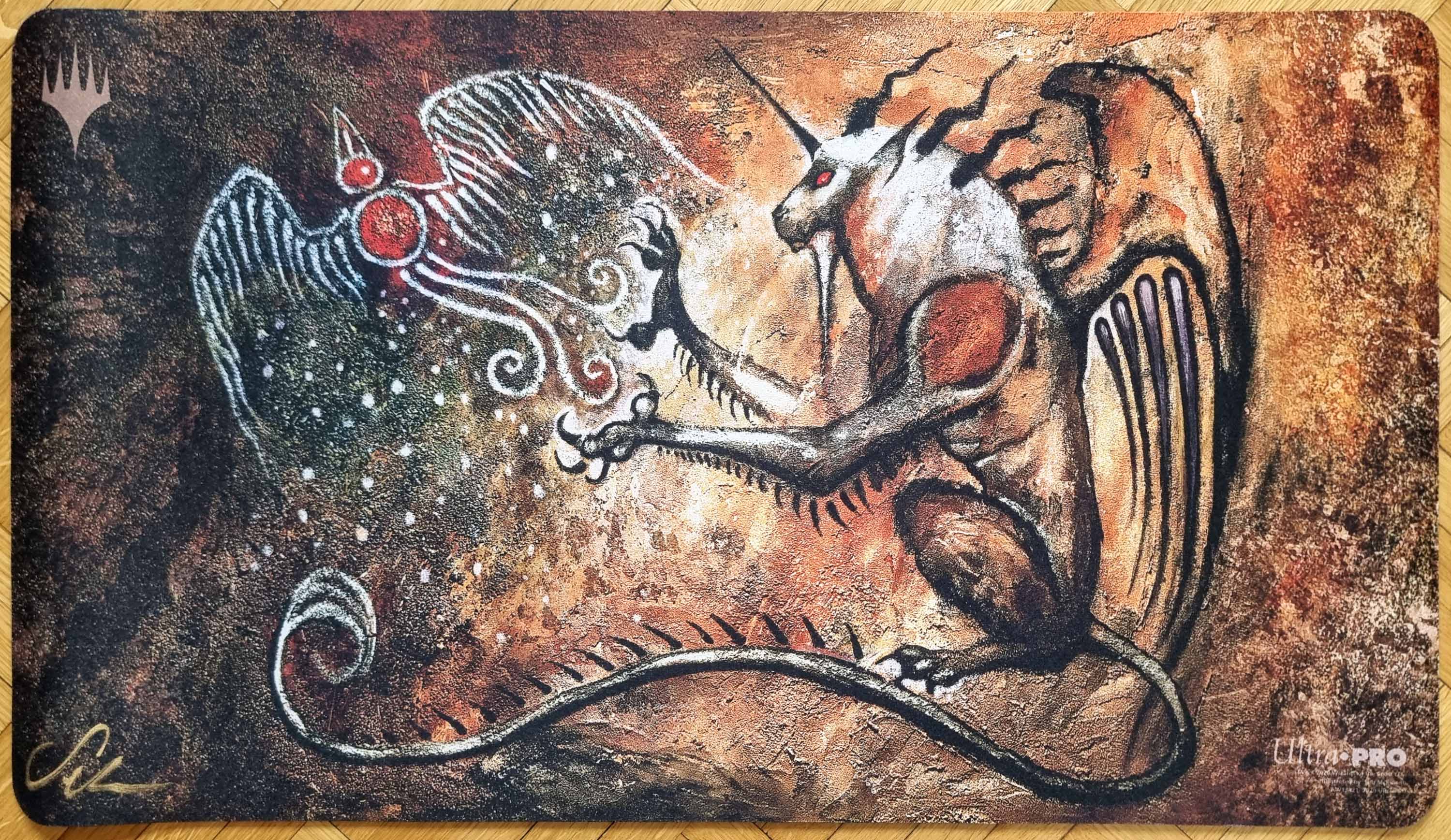 Mythos of Illuna - Seb McKinnon - Signed MTG Playmat