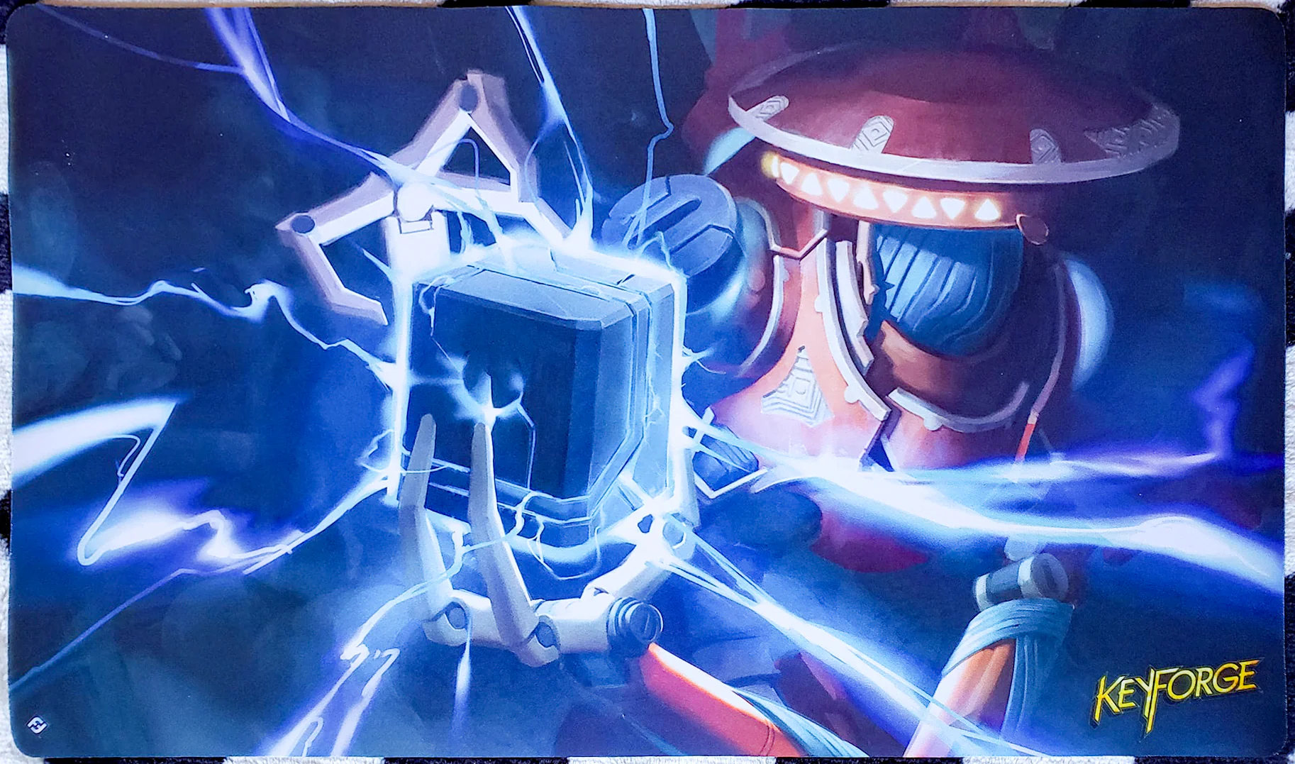 Positron Bolt - Pedro Dutra - Keyforge Playmat