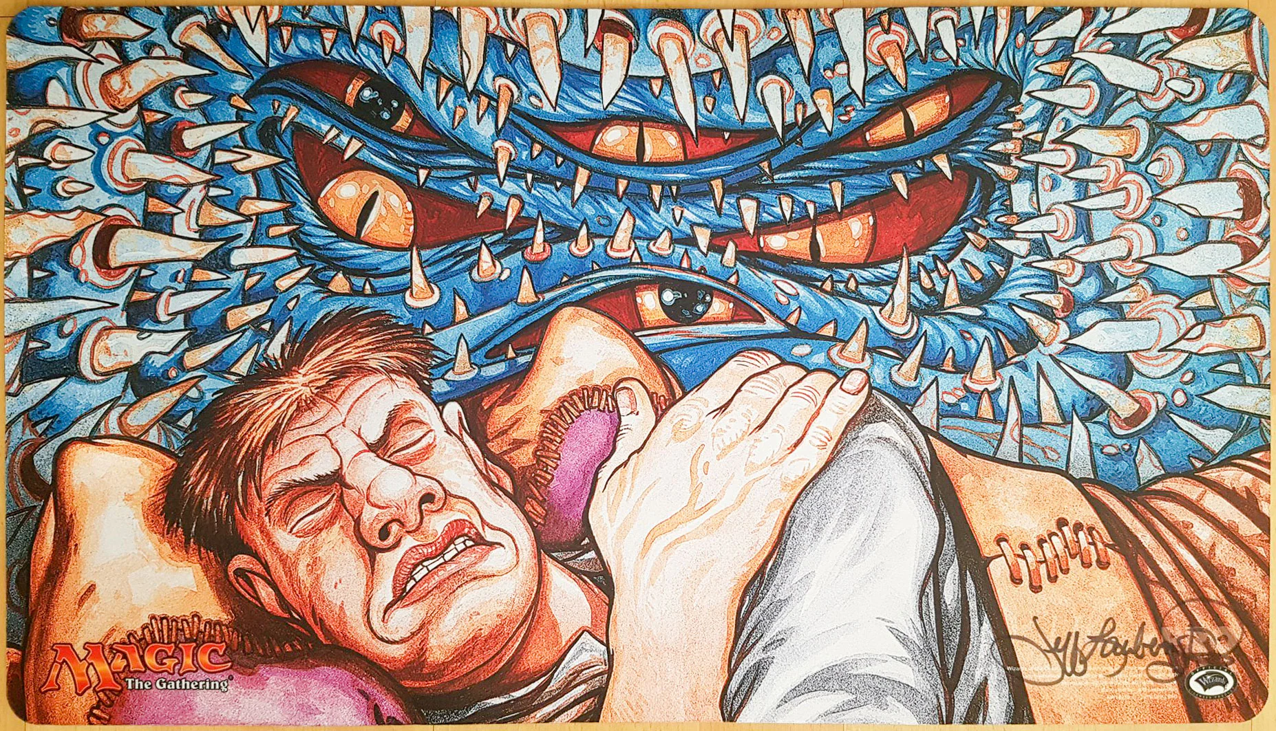 Recurring Nightmare - Jeff Laubenstein - Signed by the Artist - MTG Playmat