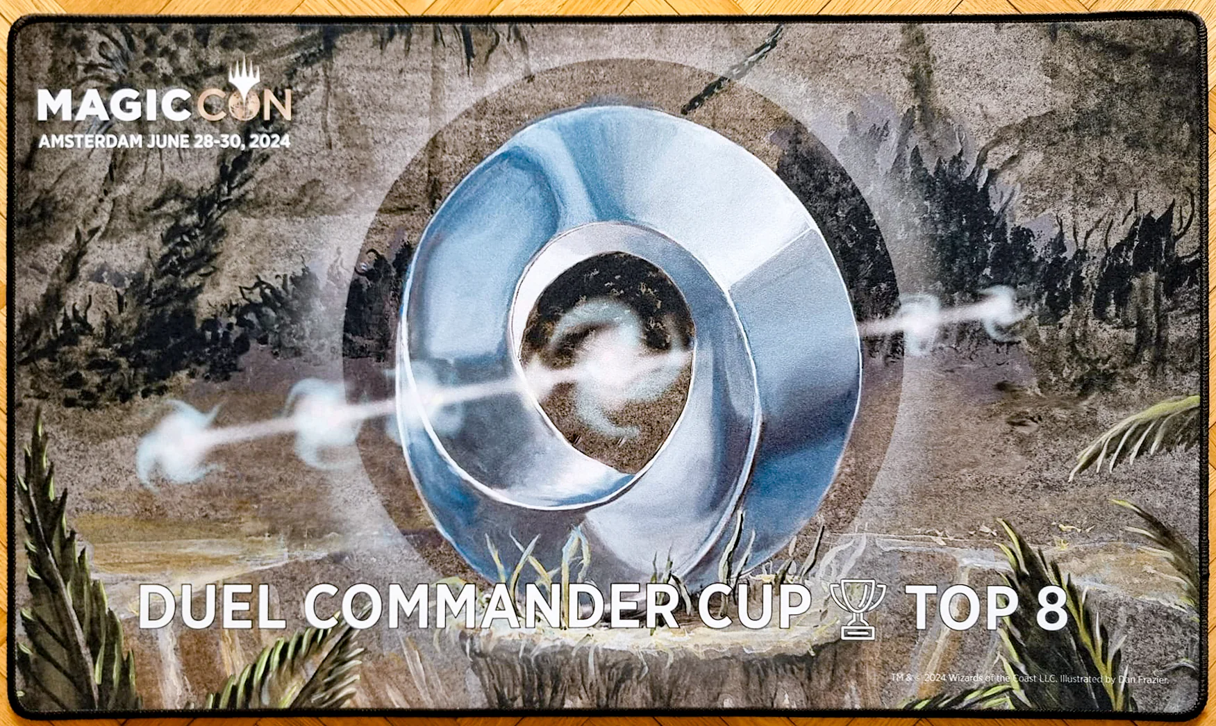 Sol Ring - Dan Frazier - MagicCon Amsterdam 2024 - Duel Commander Cup Top 8 - Embroidered - MTG Playmat