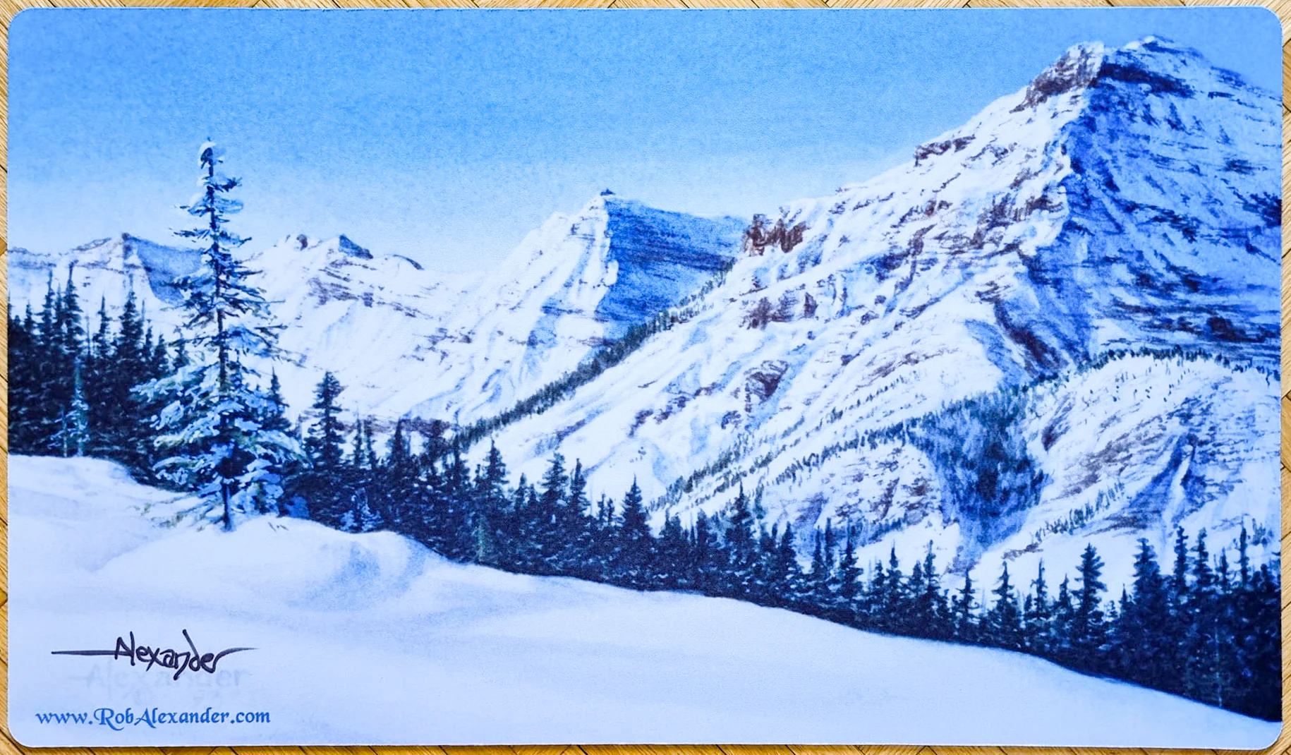 Taiga - Rob Alexander - Signed MTG Playmat
